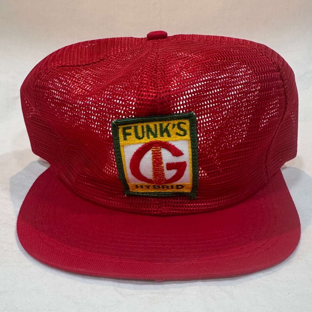 FUNK’S Hybrid Seeds K-Brand Red Mesh Cap
